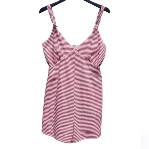 NWT Lovers + Friends × REVOLVE Candace Romper in Cherry Stripe - Picture 4 of 16